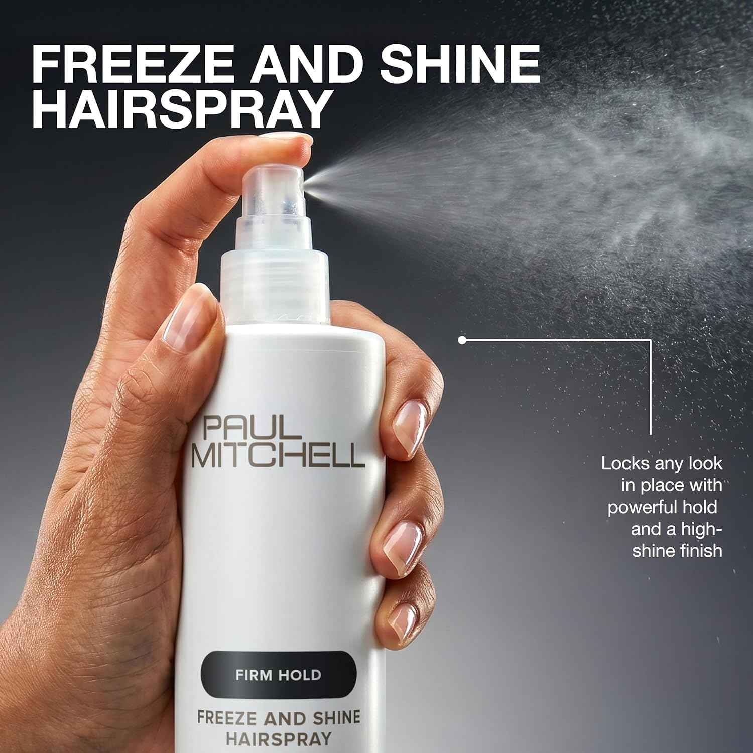 Paul Mitchell Freeze and Shine Super Hairspray, Maximum Hold, Shiny Finish Hairspray, For Coarse Hair