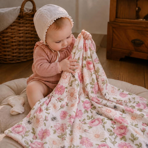 Fleece Baby Blankets for Girls & Boys, Infant Toddler Blanket