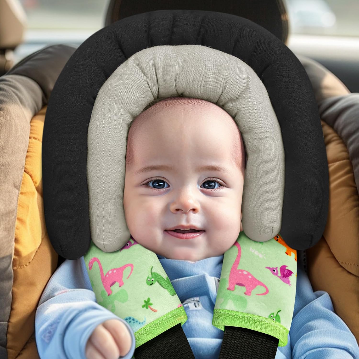 COOLBEBE Car Seat Straps Shoulder Pads for Baby Kids