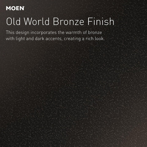 Moen YB8094OWB Mason 24-Inch Towel Bar Without Mounting Posts, Old World Bronze (Pack of 2)