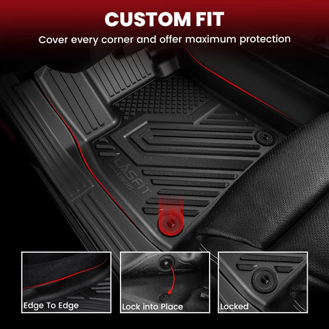 LASFIT Floor Mats for Chevy Tahoe/GMC Yukon/Cadillac Escalade 2021-2026