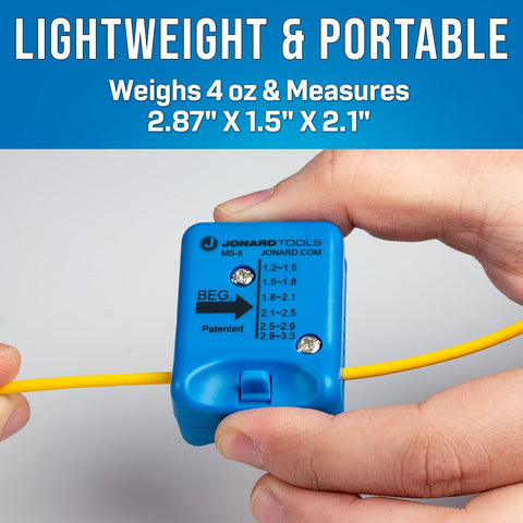 Jonard Tools MS-6 Mid Span Fiber Optic Cable Slitter (1.2 mm - 3.3 mm)