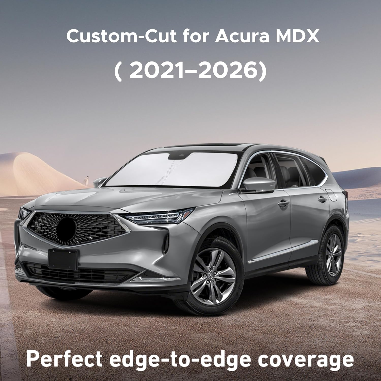 EcoNour Windshield Sunshade Compatible for Acura MDX 2021-2024 2025 2026