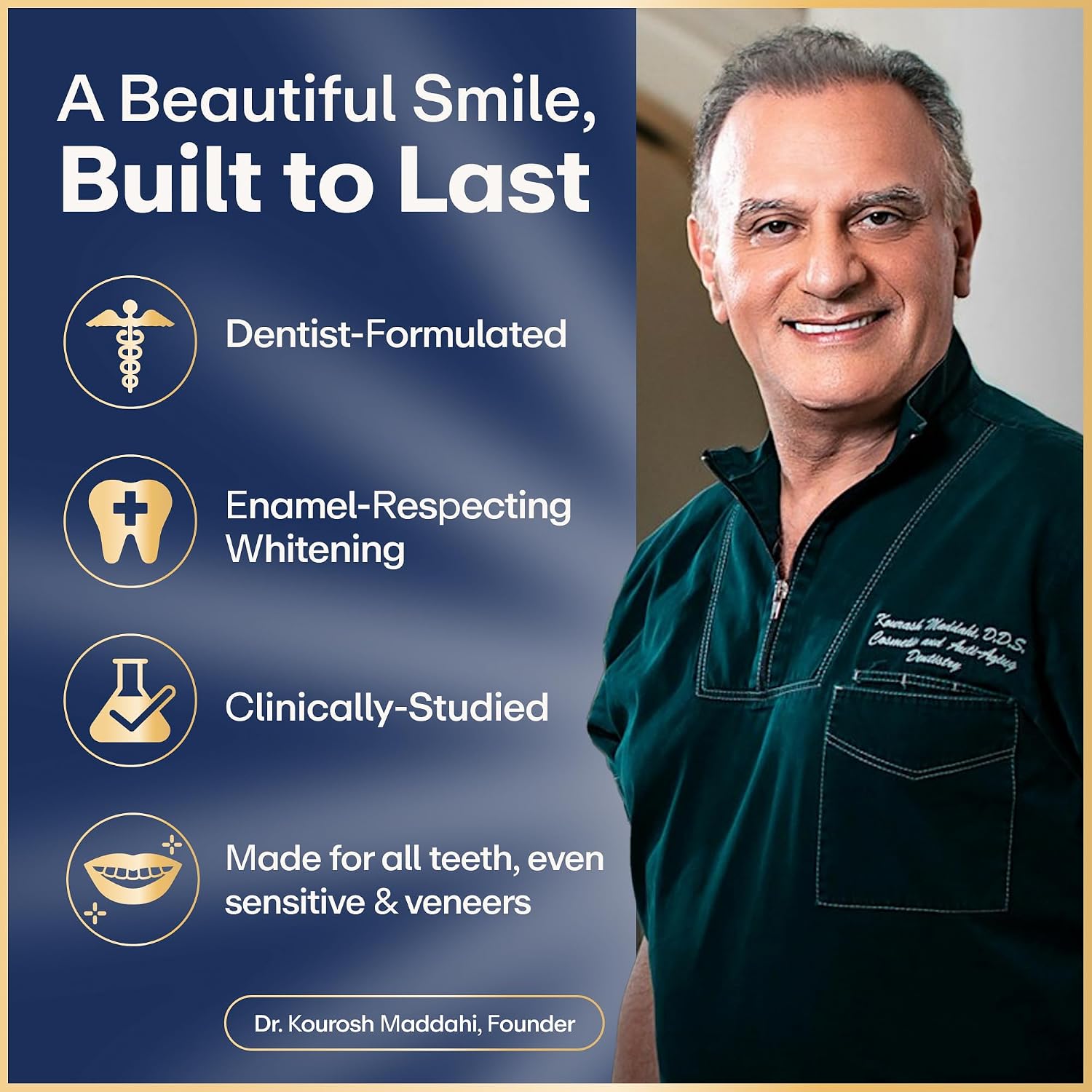 Lumineux Teeth Whitening Strips, Peroxide Free, 9 Treatments (1 Month)