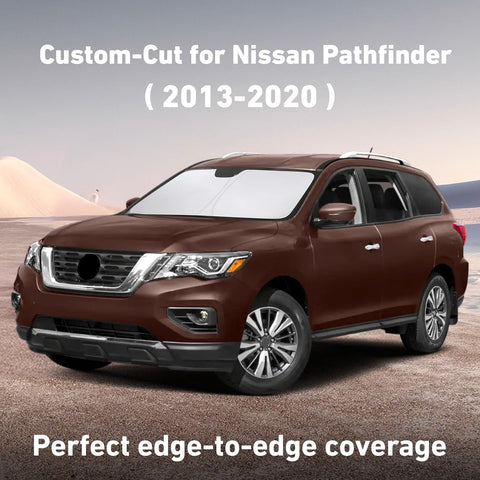 EcoNour Windshield Sunshade Compatible for Nissan Pathfinder 2013-2019 2020