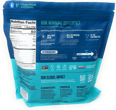 Liquid I.V. Hydration Multiplier Popsicle Firecracker - 60 Sticks