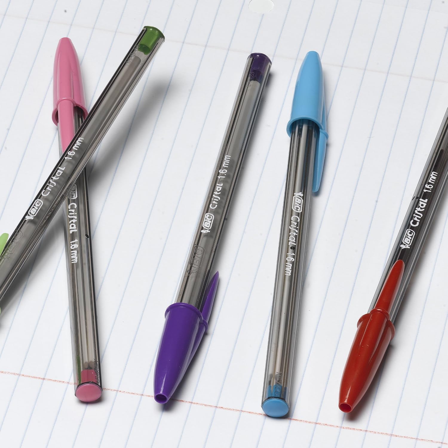 BIC Cristal Xtra Bold Ballpoint Pens, Bold Point, 1.6 mm, 24-Count Pack