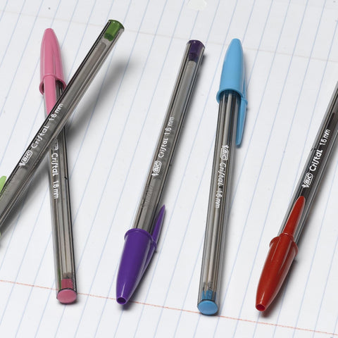 BIC Cristal Xtra Bold Ballpoint Pens, Bold Point, 1.6 mm, 24-Count Pack
