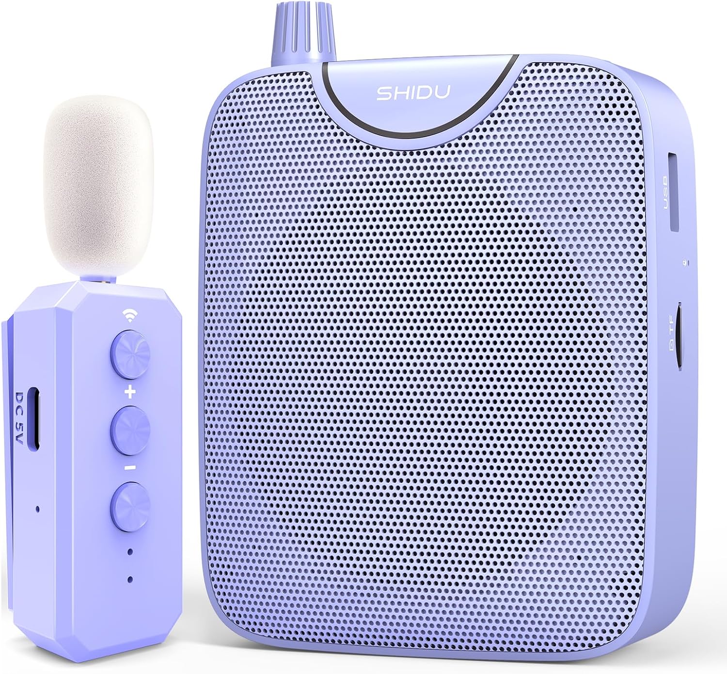 SHIDU 35W Voice Amplifier for Teachers Bluetooth Wireless Lavalier Mic