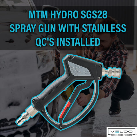 MTM Hydro SGS28 Pressure Washer Spray Gun with Fittings