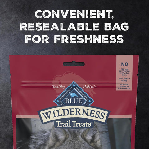 Blue Buffalo Wilderness Salmon Crunchy Dog Biscuits, Grain-Free, 24 oz