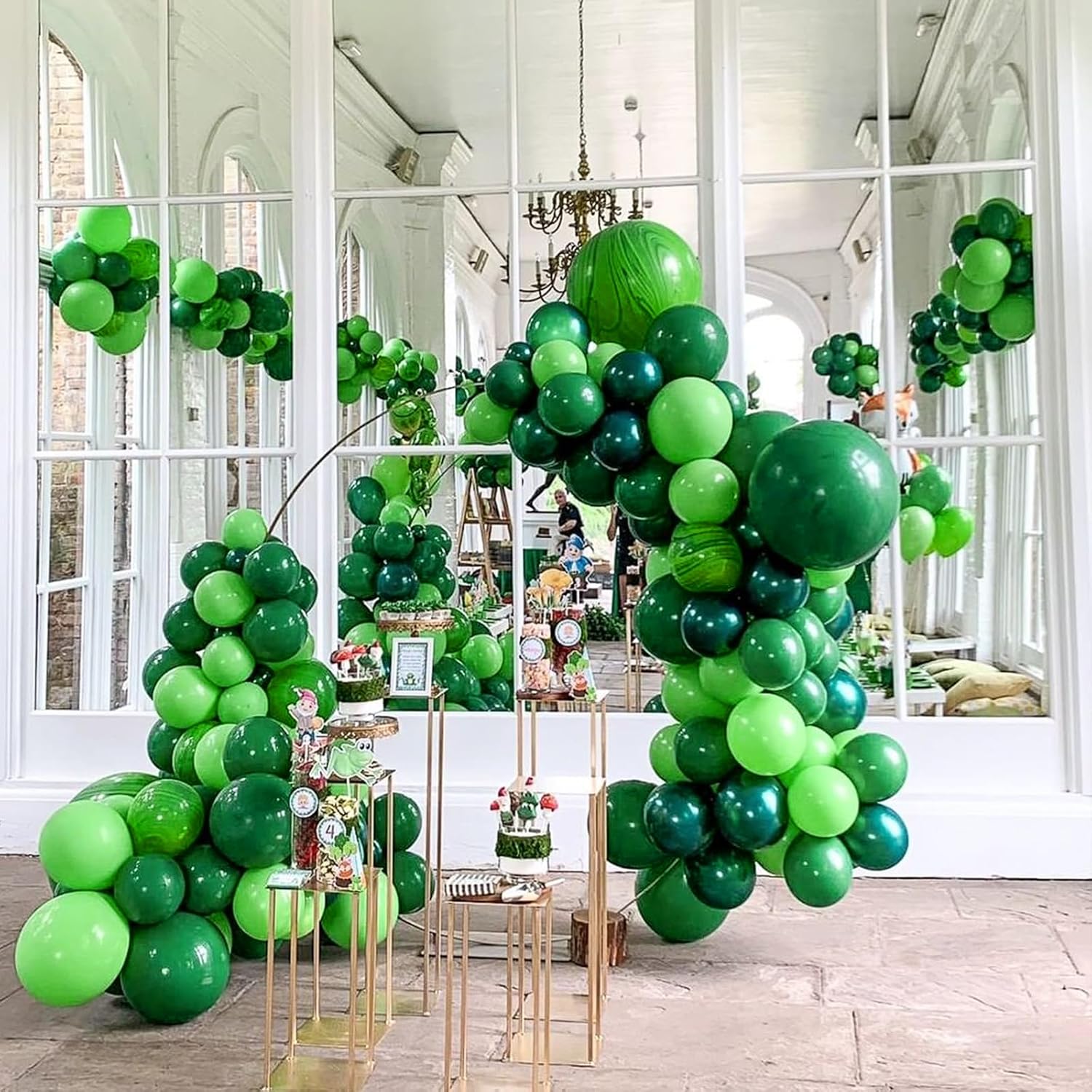 Green Balloons 12 inch, Green Latex 50pcs Party Balloons