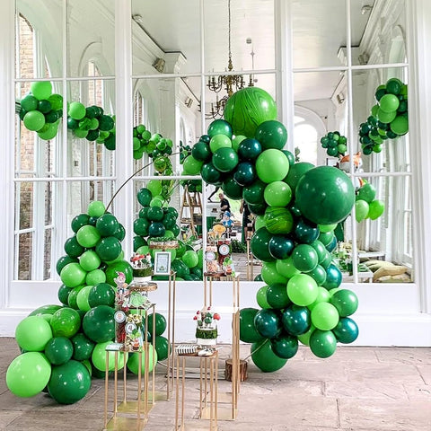 Green Balloons 12 inch, Green Latex 50pcs Party Balloons