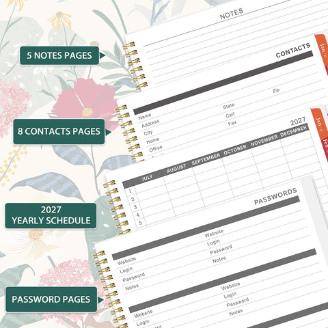 2027 Monthly Planner - January 2027 - December 2027, 9'' x 11''