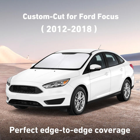 EcoNour Windshield Sunshade Compatible for Ford Focus 2012-2016 2017 2018