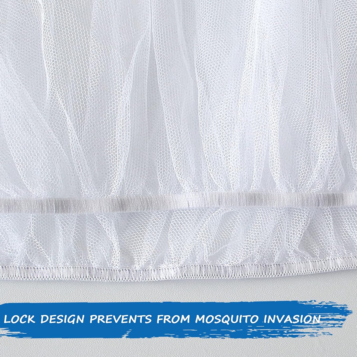 2 Pack Baby Mosquito Net for Stroller, Bug Net and Mesh Protection,White