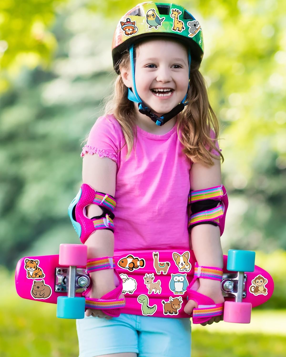 200 Pcs Animal Stickers for Kids, Cute Water Bottle Stickers, Party Favors