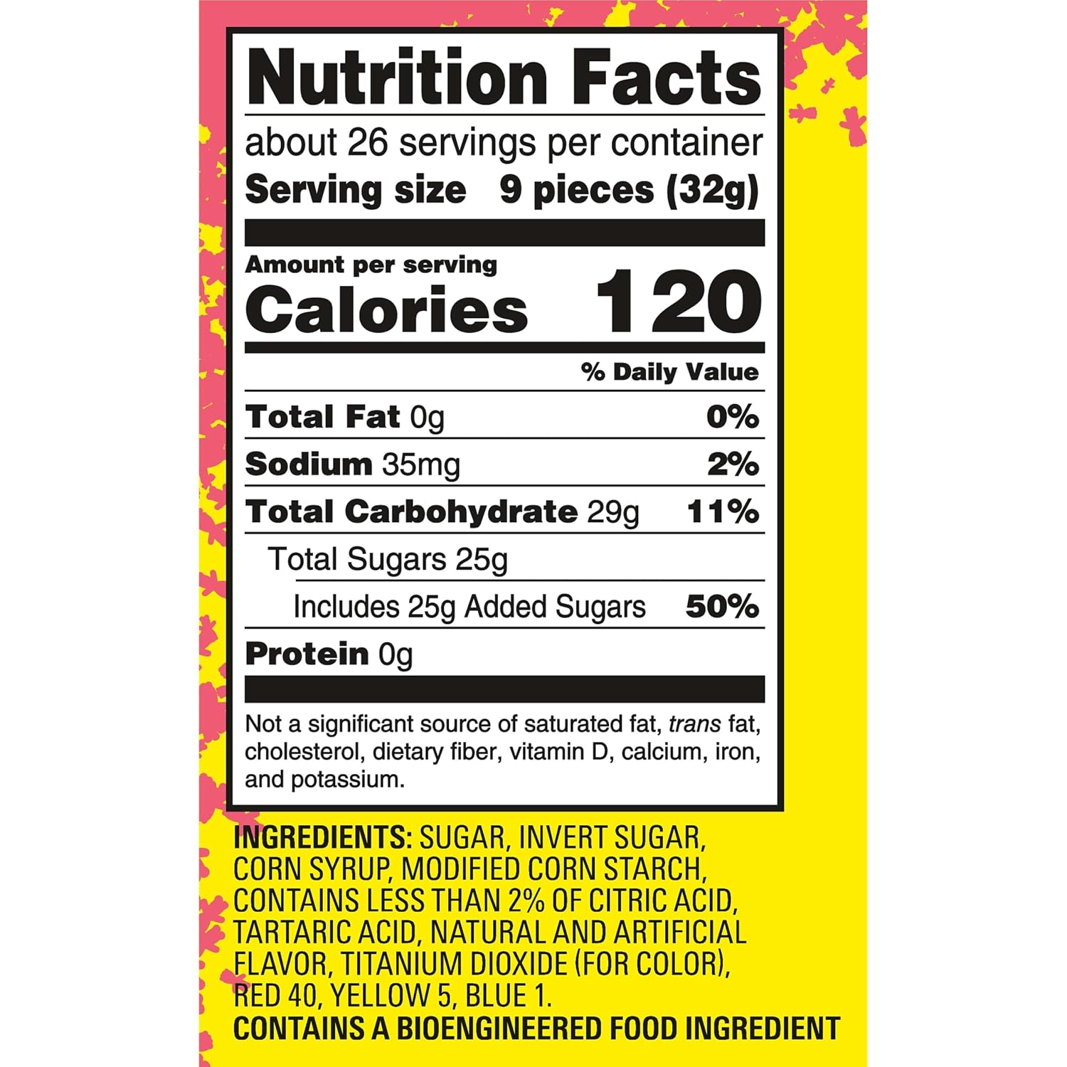 SOUR PATCH KIDS Watermelon Soft & Chewy Gummy Candy, Family Size, 1.8 lb