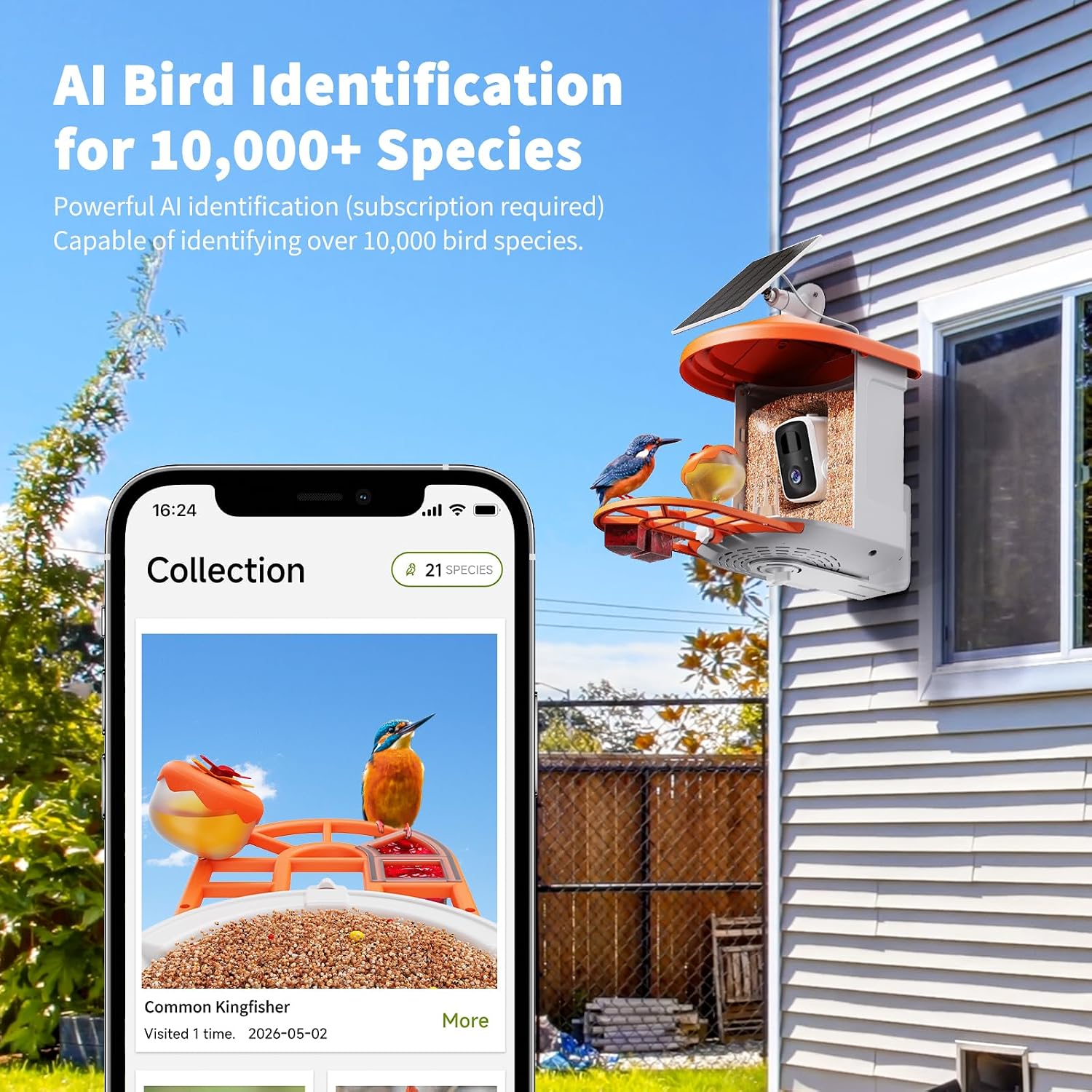 HARYMOR Bird Feeder with Camera