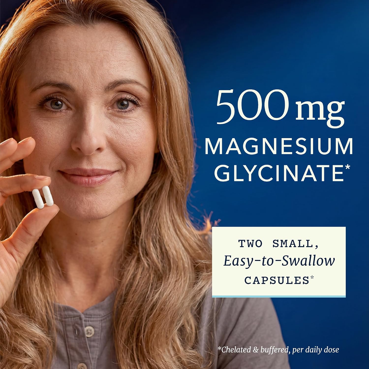 Magnesium Glycinate 500mg, High Absorption, Sleep & Relaxation Support