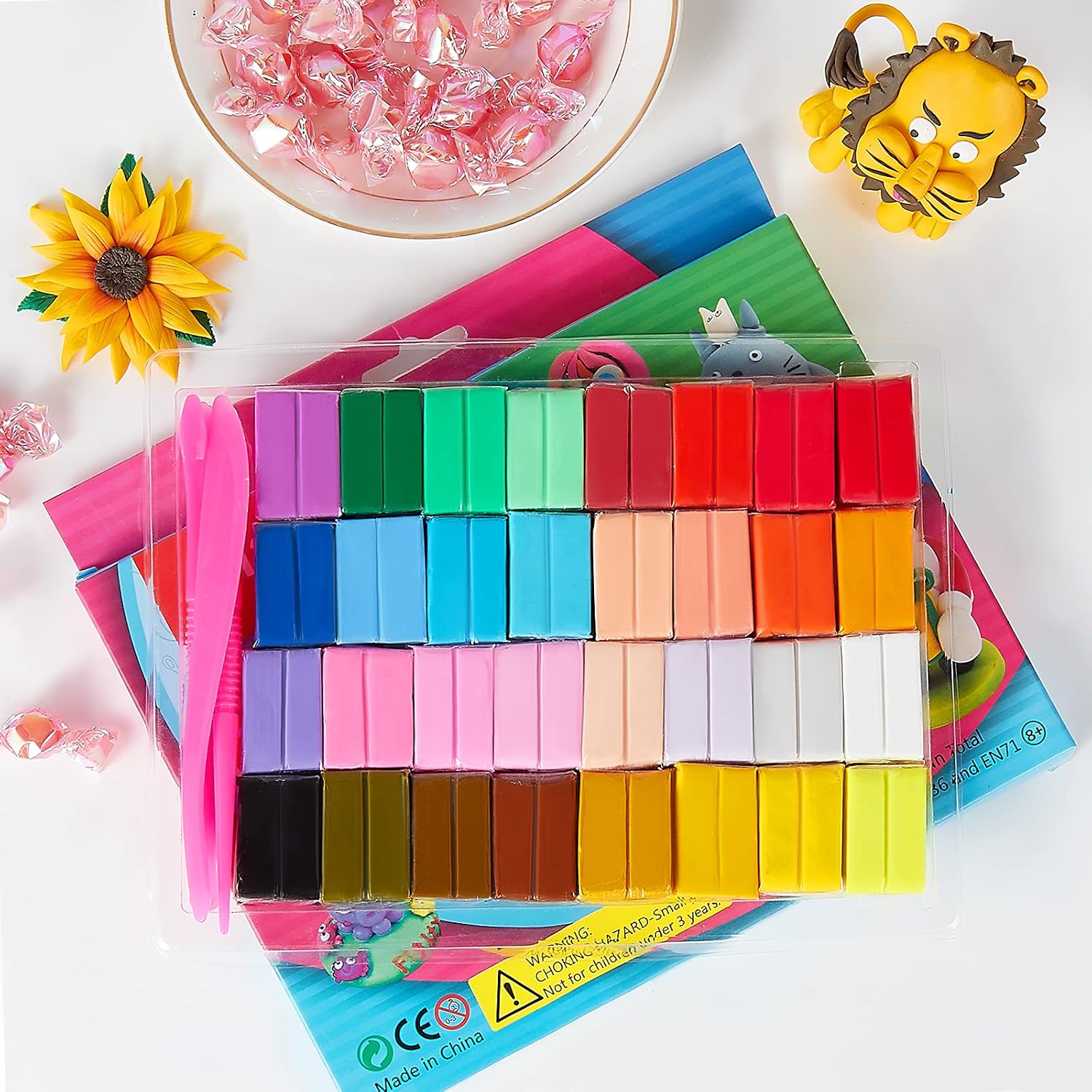 CiaraQ Polymer Clay Kit, Mini Modeling Clay Set