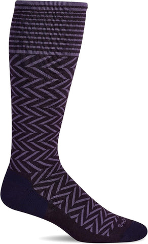 Sockwell Women's Chevron Moderate Graduated Compression Sock