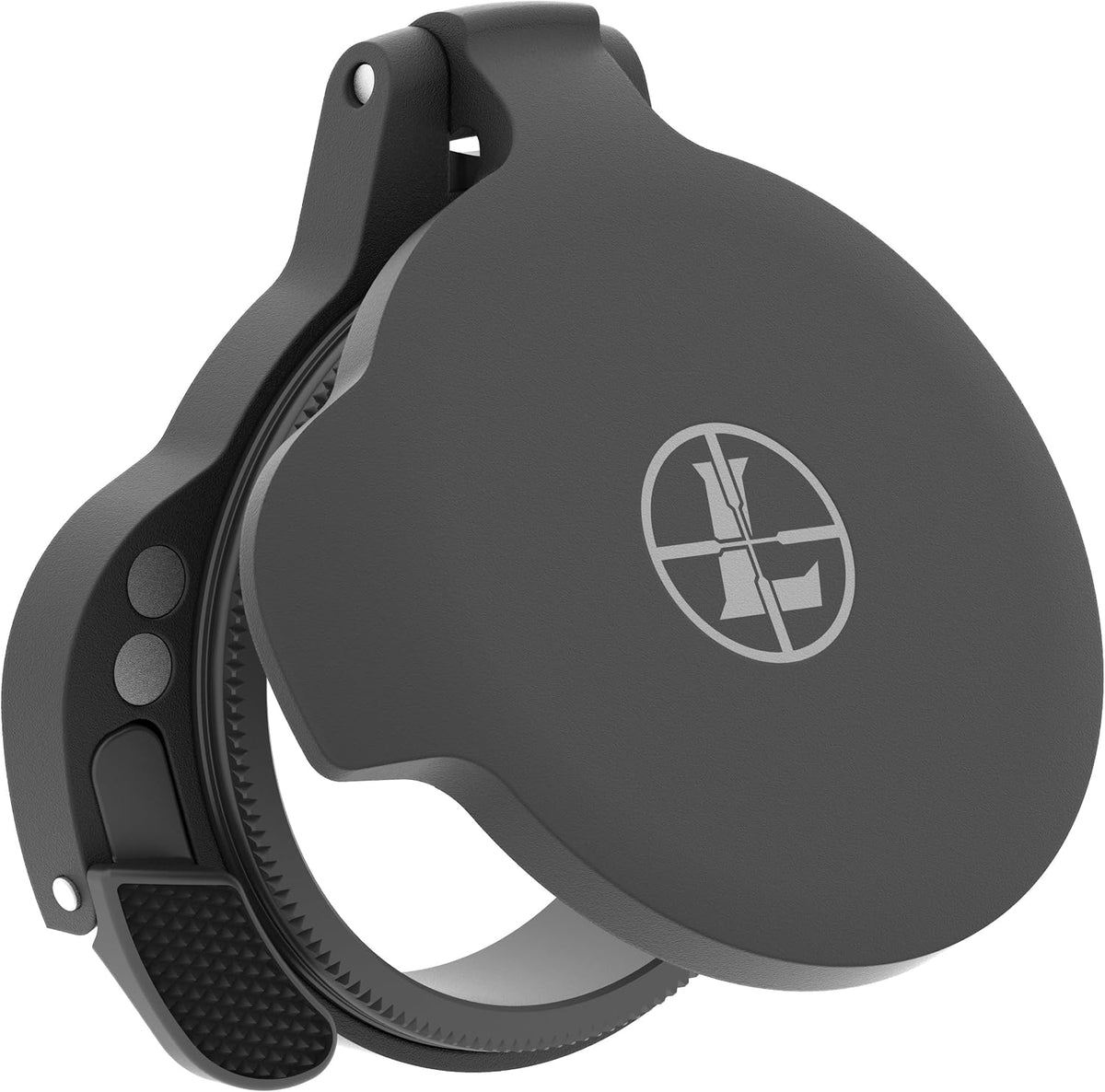 Leupold Alumina Flip Back Lens Cover with a Matte Finish