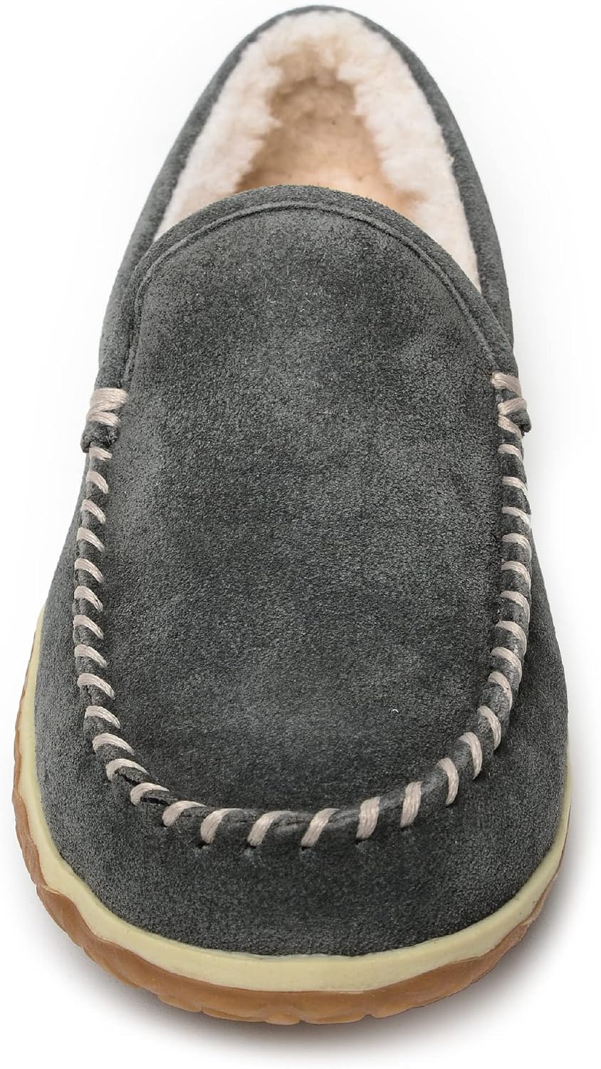 Minnetonka Men's Tilden Moccasin Suede Slipper
