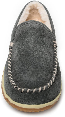 Minnetonka Men's Tilden Moccasin Suede Slipper