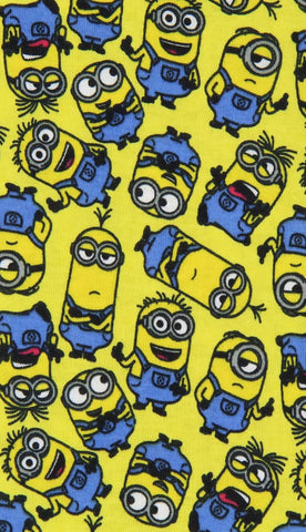INTIMO Despicable Me Toddler Boys' Minions Crew Bob Stuart Phil Kevin Sleep Pajama Set Long Sleeves Pants