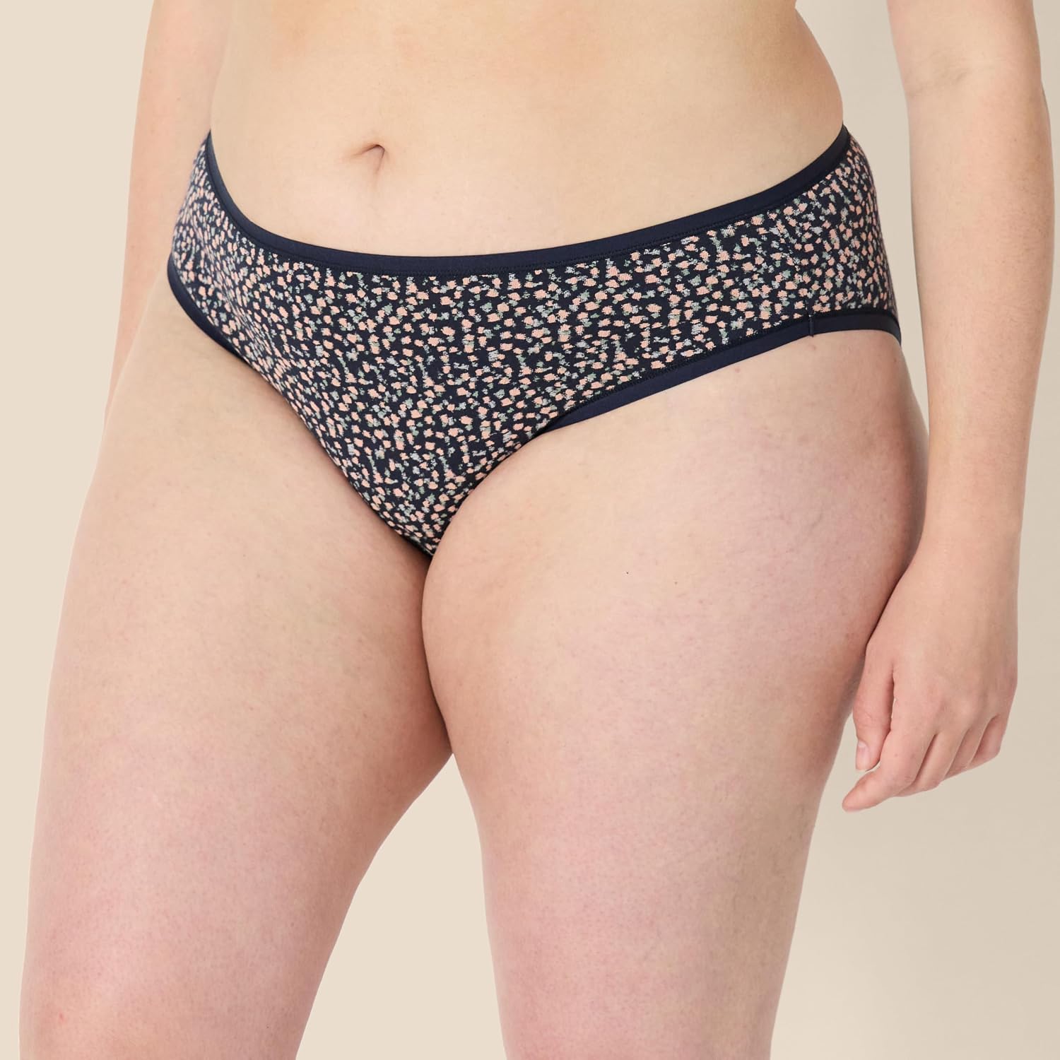 Amazon Essentials Women's Cotton Spandex Bikini Brief Underwear (Available in Plus Size)