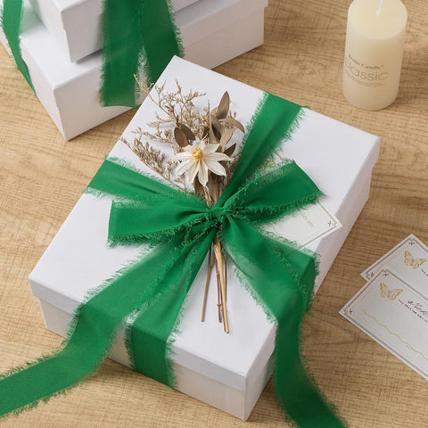 Green Chiffon Ribbon, 1.5" x 21 Yd