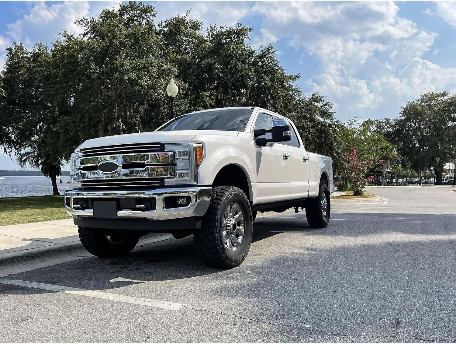 ECOTRIC Front Lower Valance Compatible with 2017-2019 F250 F350 F450 2WD
