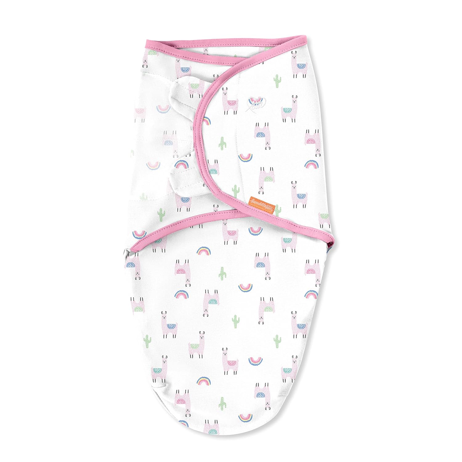 SwaddleMe Original Swaddle - Size Small/Medium, 0-3 Months, 1-Pack (Lil Llamas) Easy to Use Newborn Swaddle Wrap Keeps Baby Cozy and Secure and Helps Prevent Startle Reflex