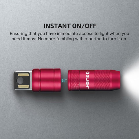 OLIGHT IMINI 2 Rechargeable EDC Keychain Mini Flashlight Passionate Red