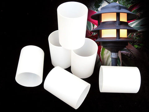 Frosted Plastic Lens for 3 Tier Metal Malibu Hampton Paradise 6 Pack
