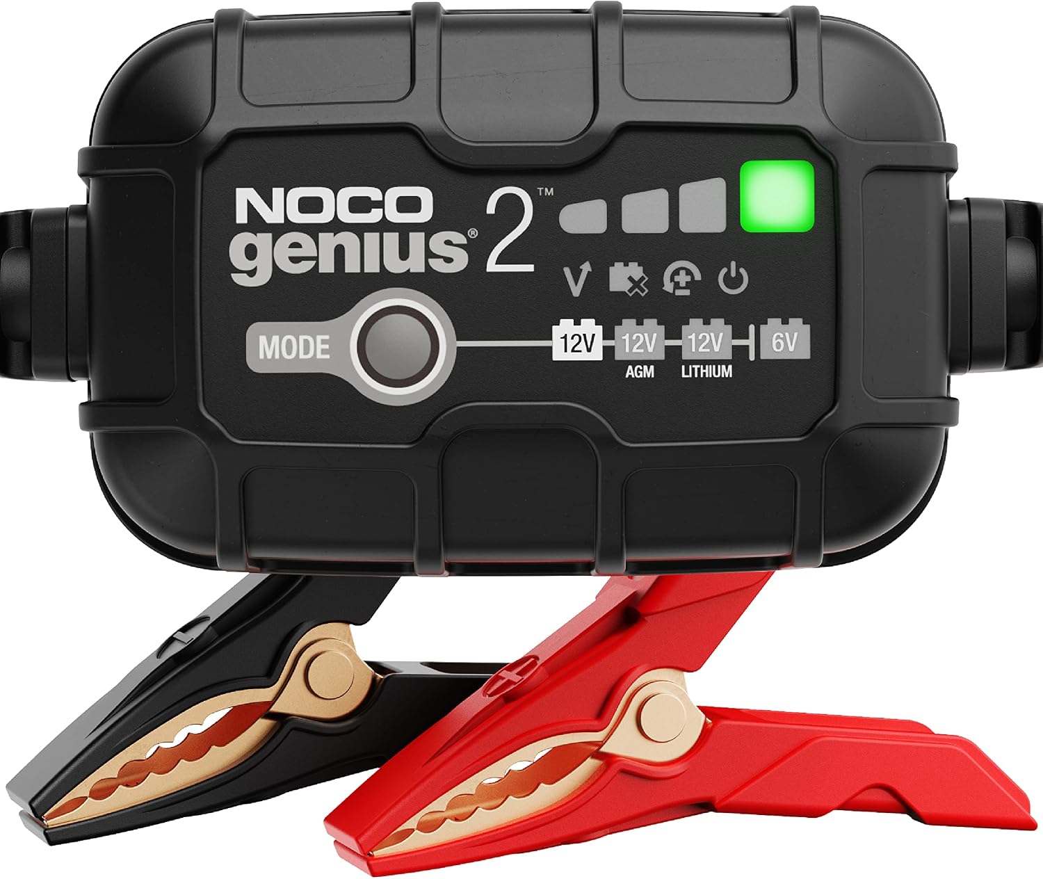 NOCO GENIUS2 2A 6/12V Smart Battery Charger, Trickle Charger & Maintainer