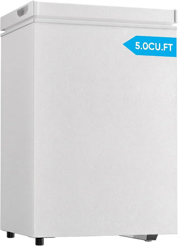 5.0 Cubic Feet Energy Saving Deep Freezer, White