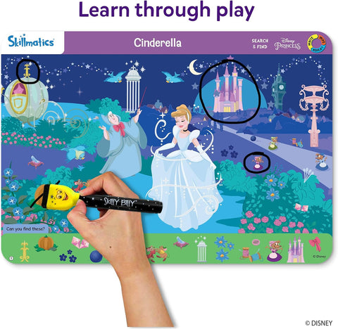 Skillmatics Search and Find Preschool Toy – Disney Princess, Gift for Kids