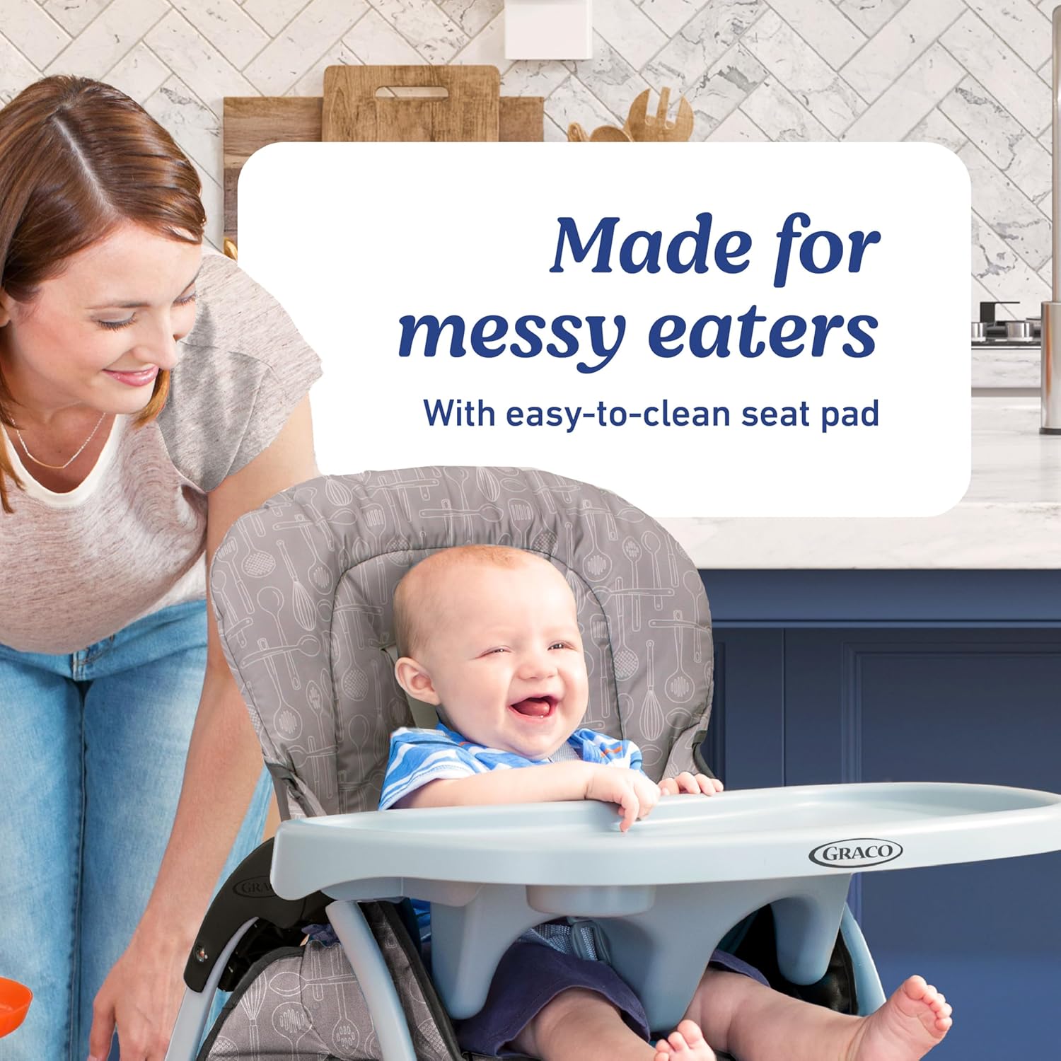 Graco Slim Snacker Highchair, Whisk