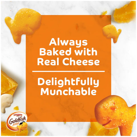 Goldfish Say Cheeeese Cheese Cracker Snack Packs, 20 Count Variety Pack