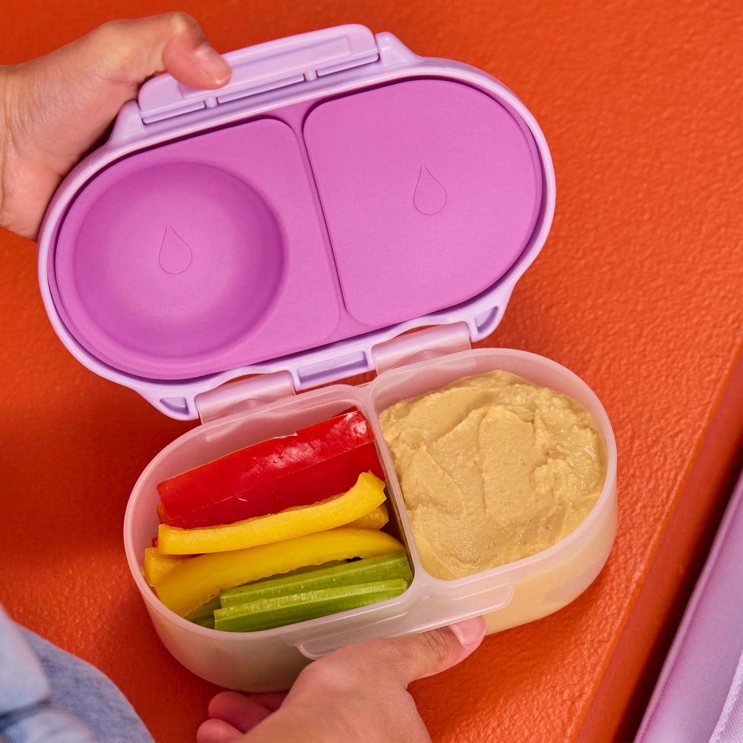 b.box Snack Box, Snack Containers for Kids, Kids Lunch Box, Toddler Snacks