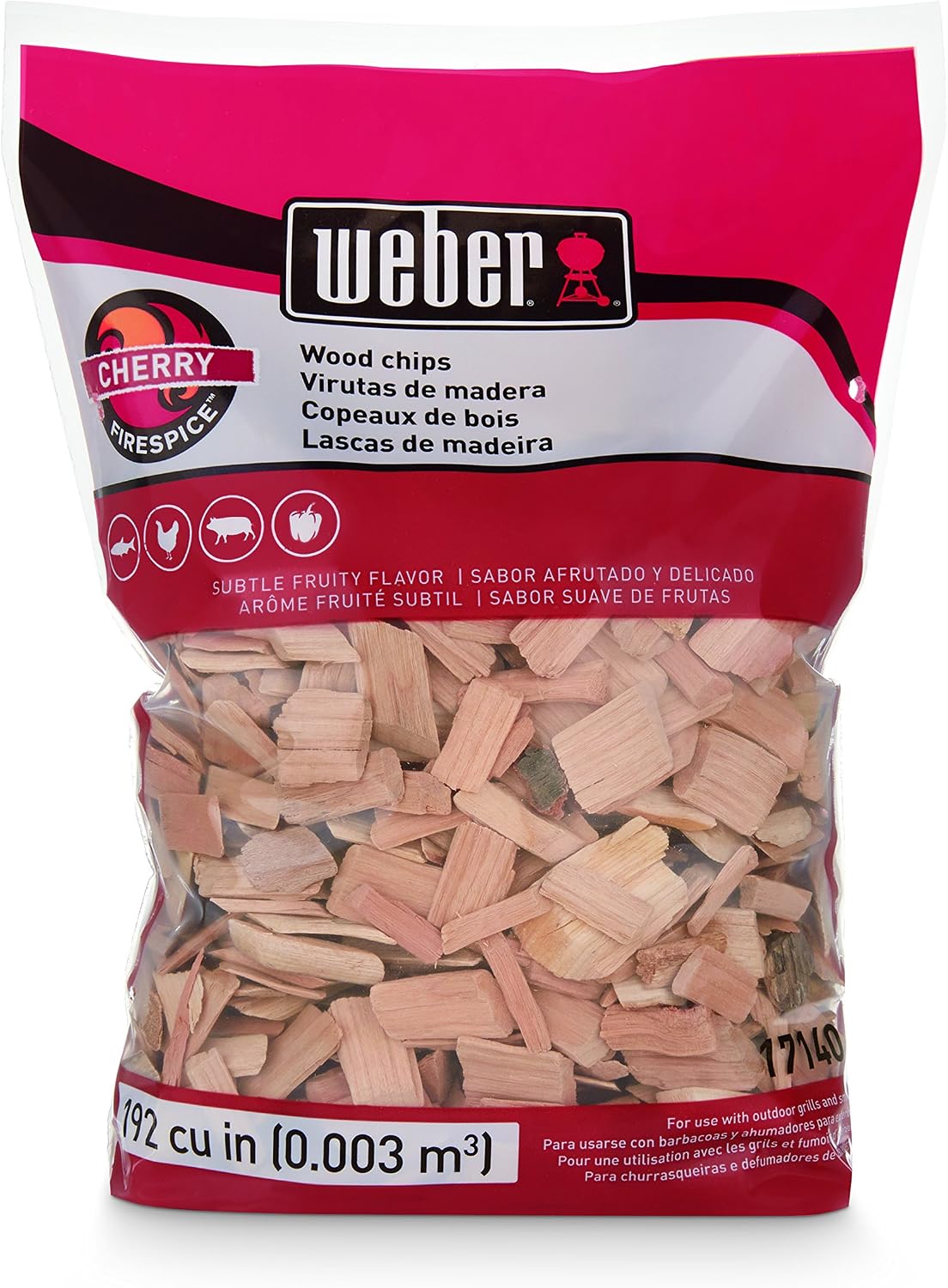 Weber® Apple Wood Chips, Outdoor Cooking Fuel, 2 lb