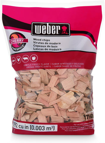 Weber® Apple Wood Chips, Outdoor Cooking Fuel, 2 lb