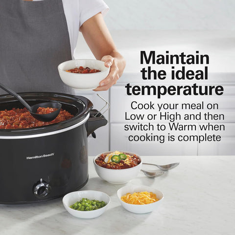 Hamilton Beach Stay or Go Extra Large 10 Quart Portable Slow Cooker