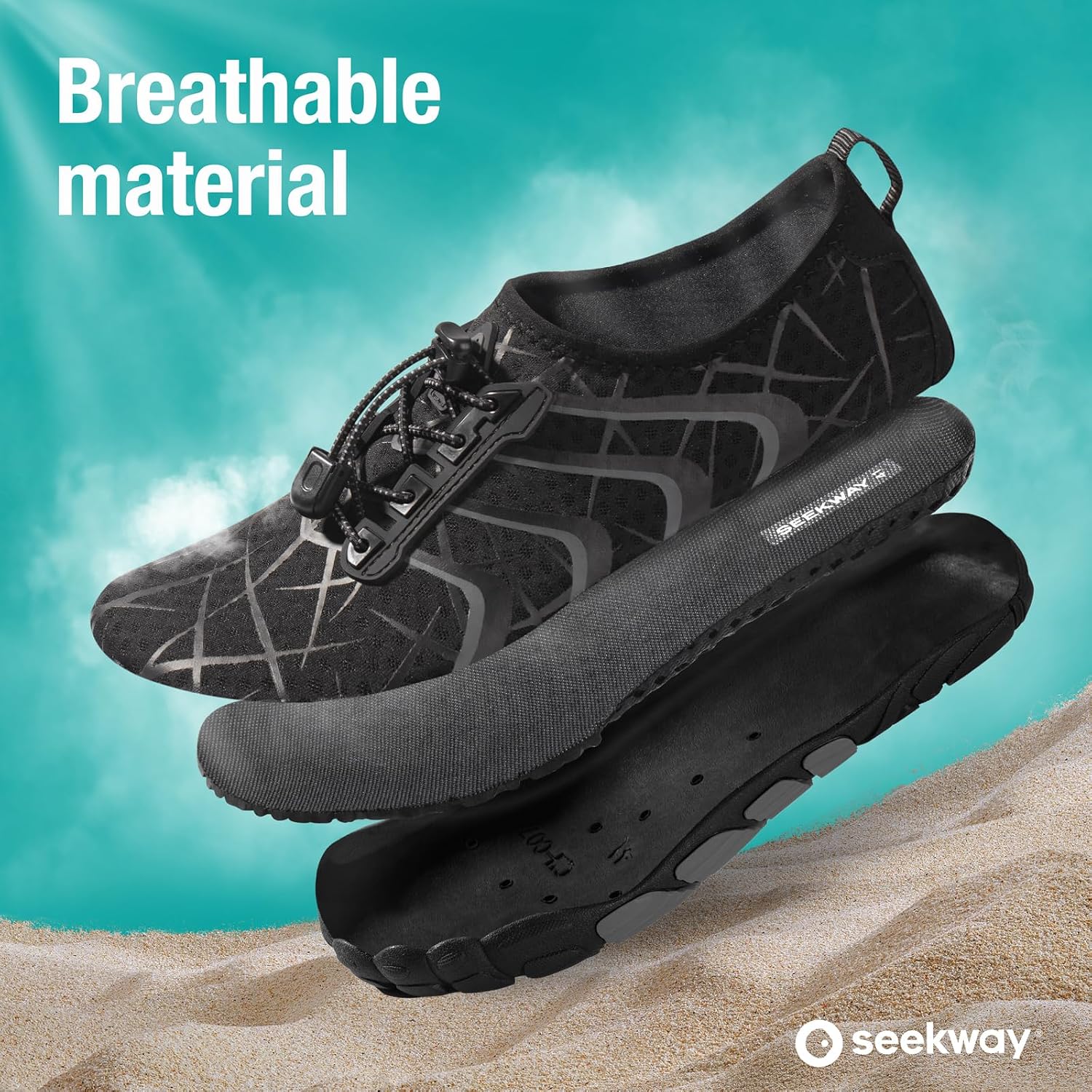 SEEKWAY Water Shoes Men Women Adult Quick-Dry Aqua Sock Barefoot for Beach Swim River Pool Lake Hiking Kayaking Surfing