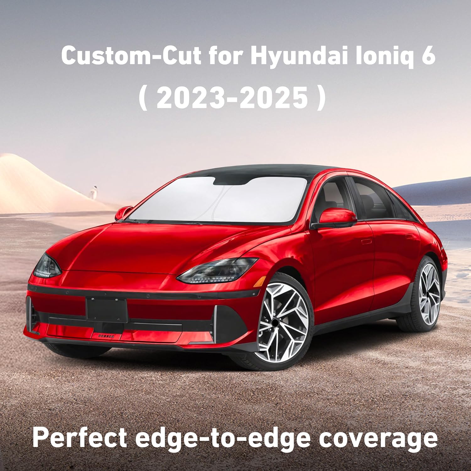 EcoNour Windshield Sunshade Compatible for Hyundai Ioniq6 2023 2024 2025