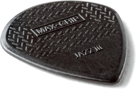 Jim Dunlop Max-Grip® Jazz III Stiffo Pick 1.38MM - 6 Pack