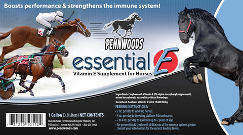 Pennwoods Essential E: Equine Vitamin E Horse Supplement, 1 Gallon