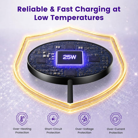 MagSafe 25W Wireless Charger for Apple Magnetic Fast Charging Pad